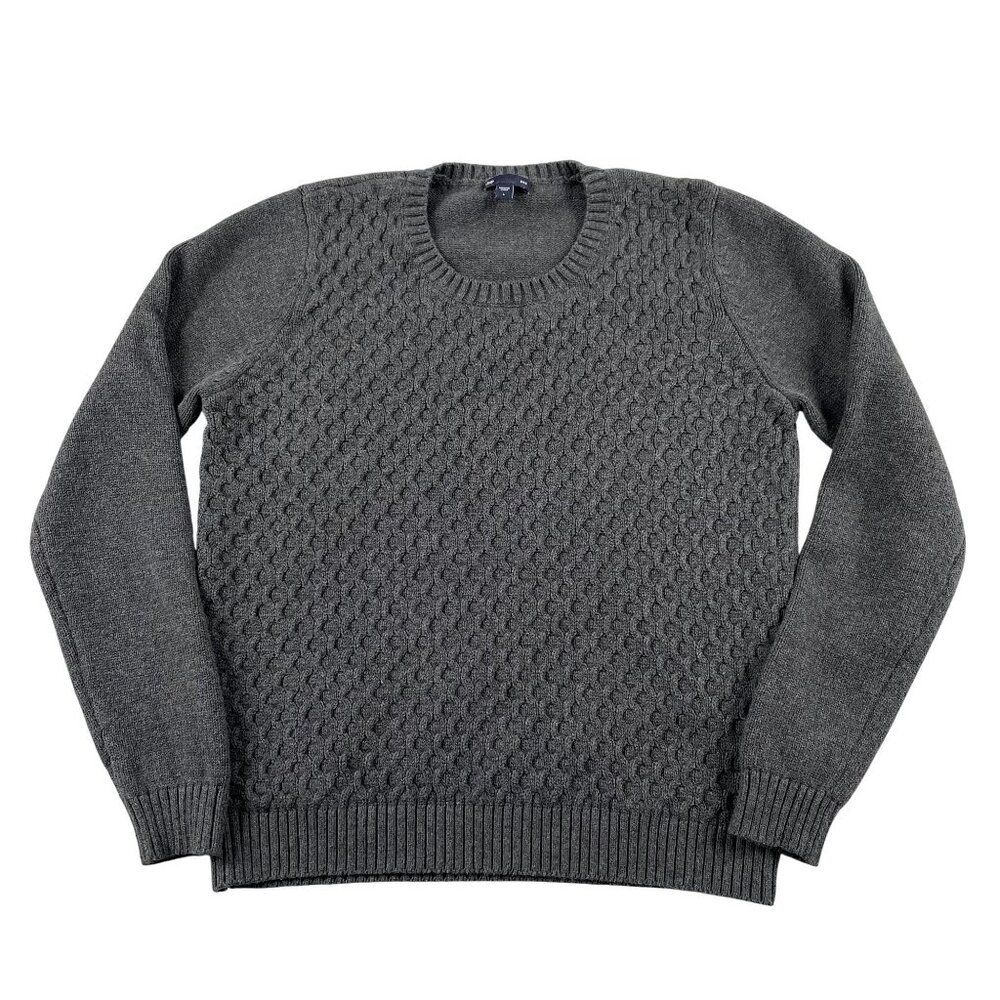 GAP Sweater Womens Large Grey Cable Knit Pullover